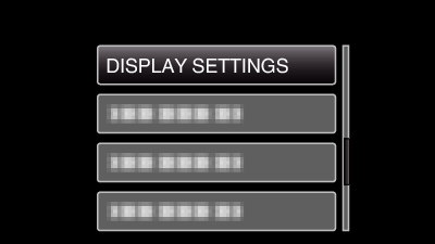 DISPLAY SETTINGS